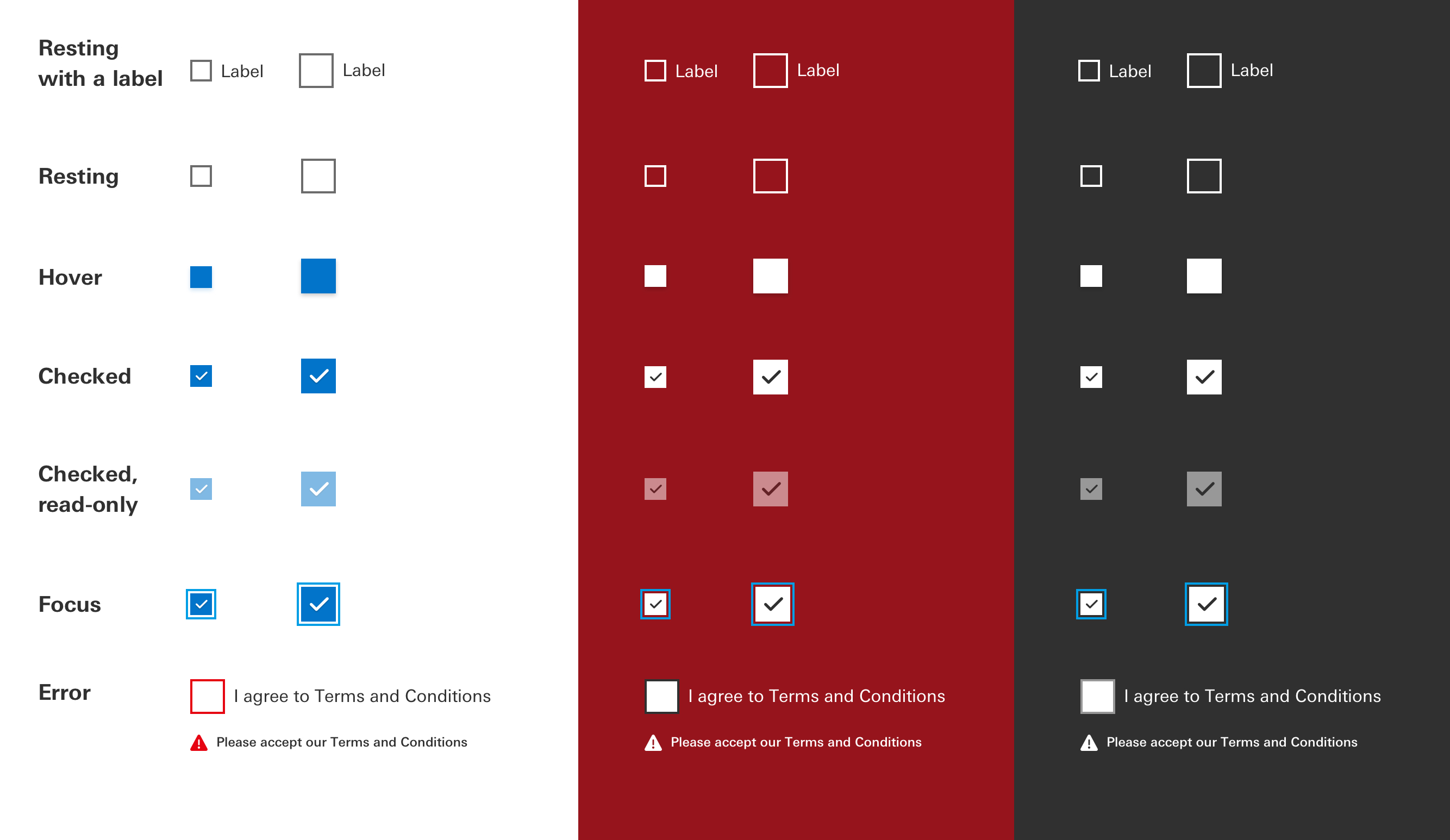 Checkboxes